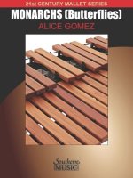 Monarchs (Butterflies): For Solo Marimba