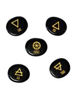 Galets Obsidienne Noire 5 éléments