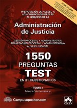 1550 PREGUNTAS TEST 31 CUESTIONARIOS OPOSITOR GENE JUSTICIA
