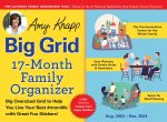 2024 Amy Knapp's Big Grid Family Organizer Wall Calendar