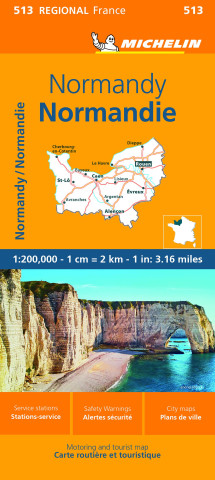 Normandy - Michelin Regional Map 513