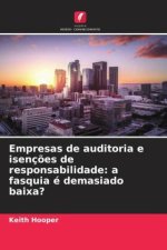 Empresas de auditoria e isenç?es de responsabilidade: a fasquia é demasiado baixa?