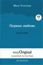 Pervaja ljubov / Erste Liebe Hardcover - Lesemethode von Ilya Frank - Zweisprachige Ausgabe Russisch-Deutsch (Buch + MP3 Audio-CD), m. 1 Audio-CD, m.