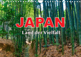 Japan - Land der Vielfalt (Wandkalender 2024 DIN A4 quer)