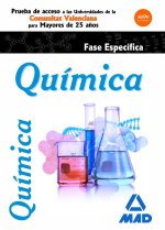 Química Fase específica Prueba de acceso a la Universidad para Mayores de 25 años Comunitat Valencia