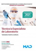 TECNICO/A ESPECIALISTA DE LABORATORIO DE LAS INSTITUCIONES S