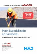 PEON ESPECIALIZADO EN CARRETERAS DE LA COMUNIDAD AUTONOMA DE