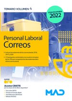 PERSONAL LABORAL CORREOS TELEGRAFOS TEMARIO VOLUMEN 4