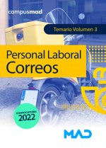 PERSONAL LABORAL CORREOS Y TELEGRAFOS TEMARIO VOLUMEN 3