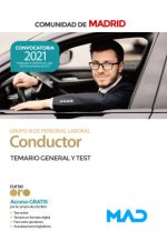 Conductor (Grupo III de Personal Laboral) de la Comunidad de Madrid. Temario General y Test