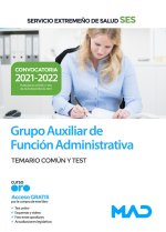 GRUPO AUXILIAR FUNCION ADMINISTRAT.SES TEMARIO COMUN Y TEST