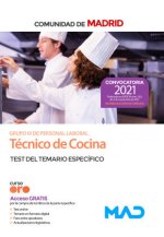 TECNICO DE COCINA DE LA COMUNIDAD DE MADRID (ESTABILIZACION)