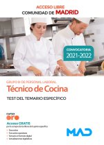 TECNICO COCINA COMUNIDAD MADRID ACCESO LIBRE).