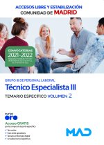 TECNICO ESPECIALISTA III (GRUPO III) DE LA COMUNIDAD DE MADR