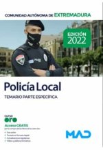 POLICIA LOCAL EXTREMADURA TEMARIO PARTE ESPECIFICA