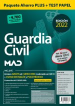PAQUETE AHORRO PLUS + TEST PAPEL GUARDIA CIVIL 2022. AHORRA