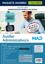PAQUETE AHORRO + TEST ONLINE AUXILIAR ADMINISTRATIVO/A ADMIN