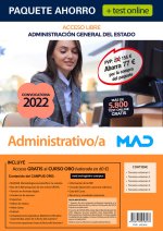 PAQUETE AHORRO + TEST ONLINE ADMINISTRATIVO/A (LIBRE) ADMINI