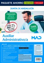 PAQUETE AHORRO + TEST PAPEL Y ONLINE AUXILIAR ADMINISTRATIV