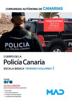 CUERPO POLICIA CANARIA ESCALA BASICA TEMARIO VOLUMEN