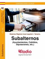SUBALTERNOS (AYUNTAMIENTOS, CABILDOS, DIPUTACIONES
