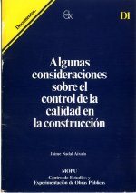 ALGUNAS CONSIDERACIONES SOBRE EL CONTROL DE LA CALIDAD EN LA
