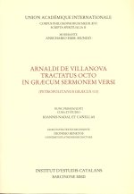 ARNALDI DE VILLA NOVA TRACTATUS OCTO IN IN GRAECUM SERMONEM VERSI