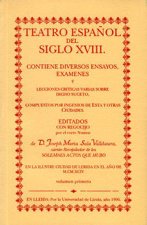 Teatro español del siglo XVIII.