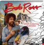 Bob Ross 2024 Coloring Wall Calendar