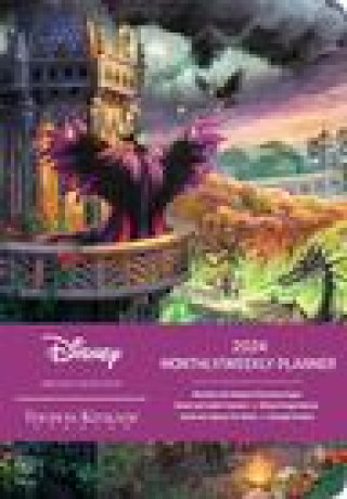 Disney Dreams Collection by Thomas Kinkade Studios 12-Month 2024 Monthly/Weekly