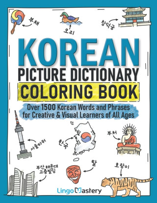 Korean Picture Dictionary Coloring Book