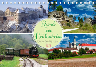 Rund um Heidenheim (Tischkalender 2024 DIN A5 quer)