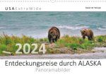 Entdeckungsreise durch ALASKA Panoramabilder (Wandkalender 2024 DIN A3 quer)