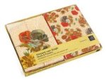 Van Gogh Skulls and Flowers Sewn Notebook Collection and Pouch Set