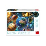 Puzzle 1000 Planety neon