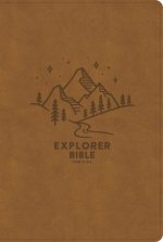 CSB Explorer Bible for Kids, Brown Mountains Leathertouch: Placing God's Word in the Middle of God's World
