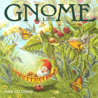 Gnome Life Wall Calendar 2024