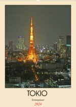 Tokio - Terminplaner (Wandkalender 2024 DIN A2 hoch)