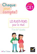 Chaque jour compte - Maths CE1 Ed. 2023 - 5 plasti-fiches