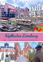 Idyllisches Lüneburg. Historische Fassaden und Giebel der Salz- und Hansestadt (Tischkalender 2024 DIN A5 hoch)