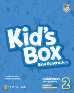 Kid's Box New Generation Level 2 Activity Book with Home Booklet and Digital Pack English for Spanish Speakers