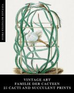 Vintage Art: Familie Der Cacteen: 25 Cacti and Succulent Prints