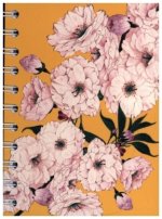 Ringbuch A6 Kirschblüte gelb