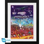 Minecraft Zarámovaný plakát - World Beyond