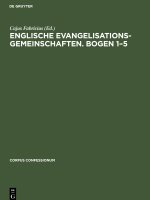 Englische Evangelisationsgemeinschaften. Bogen 1?5