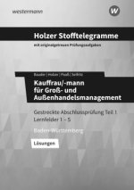 Holzer Stofftelegramme Kauffrau/-mann für Groß- und Außenhandelsmanagement. Lösungsband
