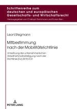 Mitbestimmung nach der Mobilitätsrichtlinie