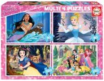 Puzzle Disney princezny 4v1