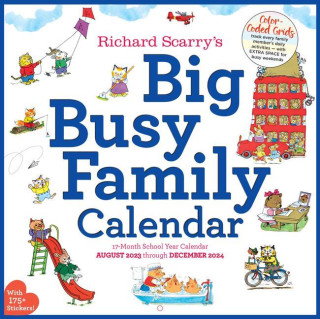 Richard Scarry Big Busy Family 2024 Wall Calendar (Richard Scarry)()