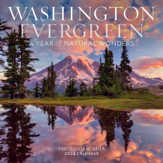 Washington Evergreen Wall Calendar 2024